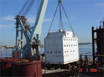 Floating crane "Bogatyr - 3", May 2006